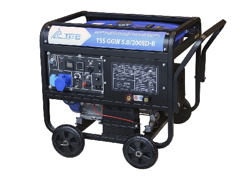Инверторный бензиновый сварочный генератор TSS GGW 5.0/200ED-R
